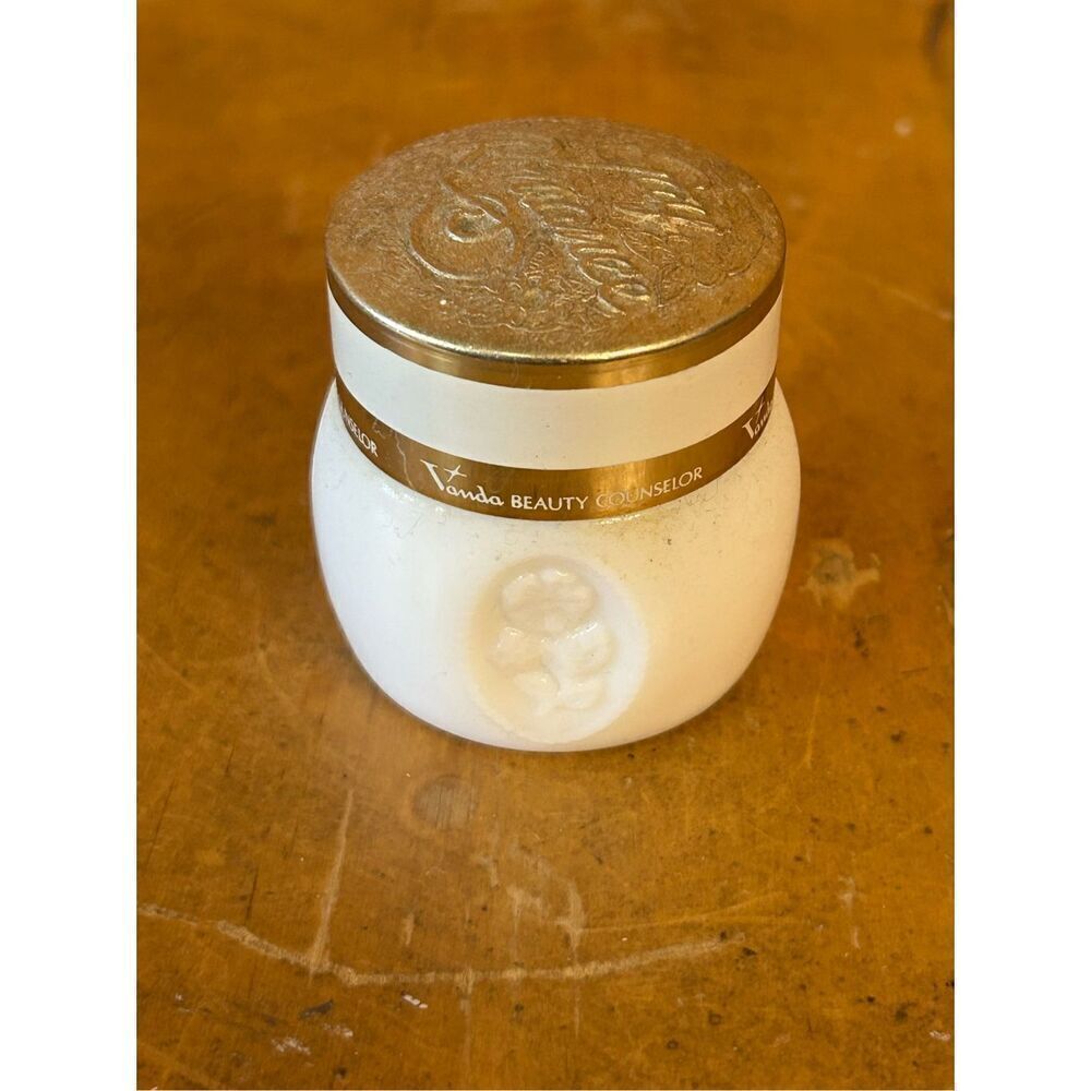 Vintage Gay Romance  Vanda  Empty Cream Sachet Bottle Jar (8287)